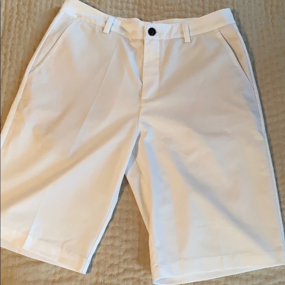 Men’s Adidas White Golf Shorts